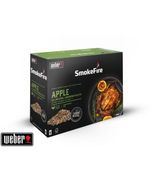 PELLETS DE MADERA - MANZANO 8KG WEBER