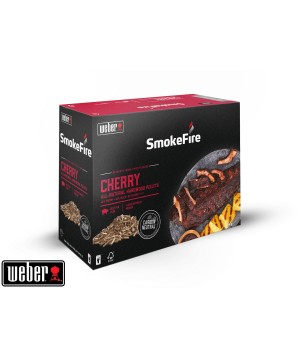 PELLETS DE MADERA - CEREZO 8KG WEBER