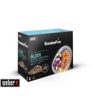 PELLETS DE BOIS - AULNE 8KG WEBER