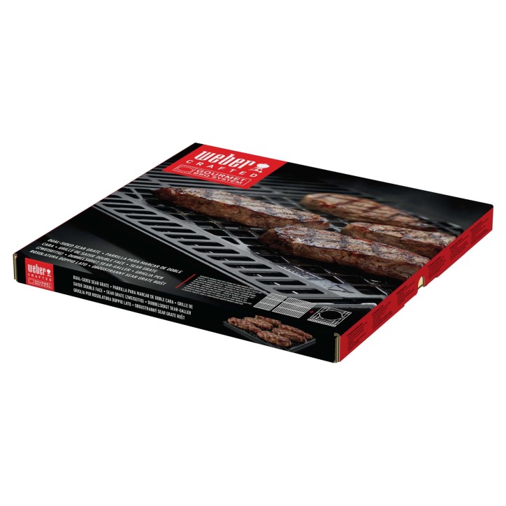 PARRILLA PARA MARCAR DE DOBLE CARA WEBER CRAFTED PARRILLA PARA MARCAR DE DOBLE CARA WEBER CRAFTED