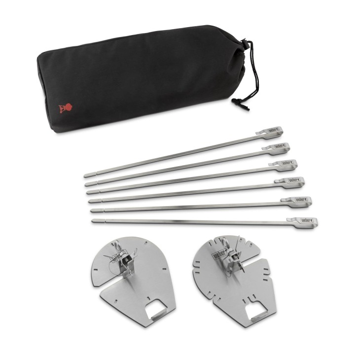 SET DE BROCHETTES POUR ROTISSOIRE WEBER SET DE BROCHETTES POUR ROTISSOIRE WEBER