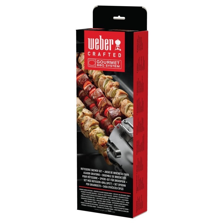 SET DE BROCHETTES POUR ROTISSOIRE WEBER SET DE BROCHETTES POUR ROTISSOIRE WEBER