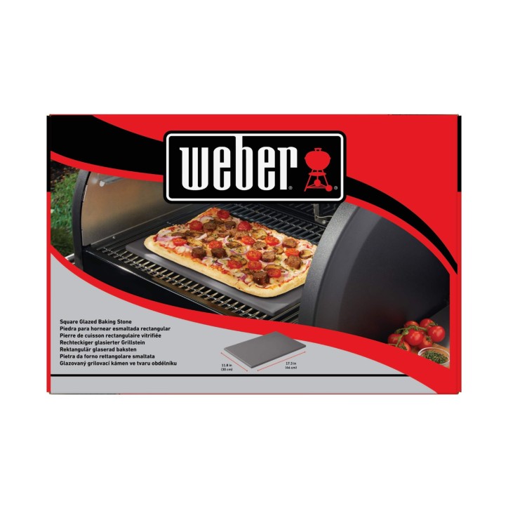 PIEDRA ESMALTADA PARA PIZZA, 30 x 44CM - WEBER CRAFTED PIEDRA ESMALTADA PARA PIZZA, 30 x 44CM - WEBER CRAFTED