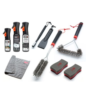 STAINLESS STEEL GAS GRILL CLEANING KIT WEBER