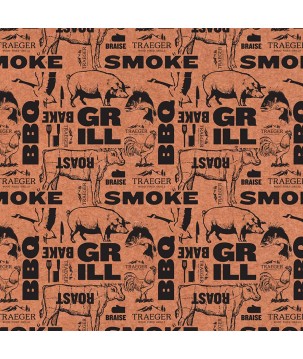 ROLLO DE PAPEL DE CARNICERO TRAEGER X OREN PINK