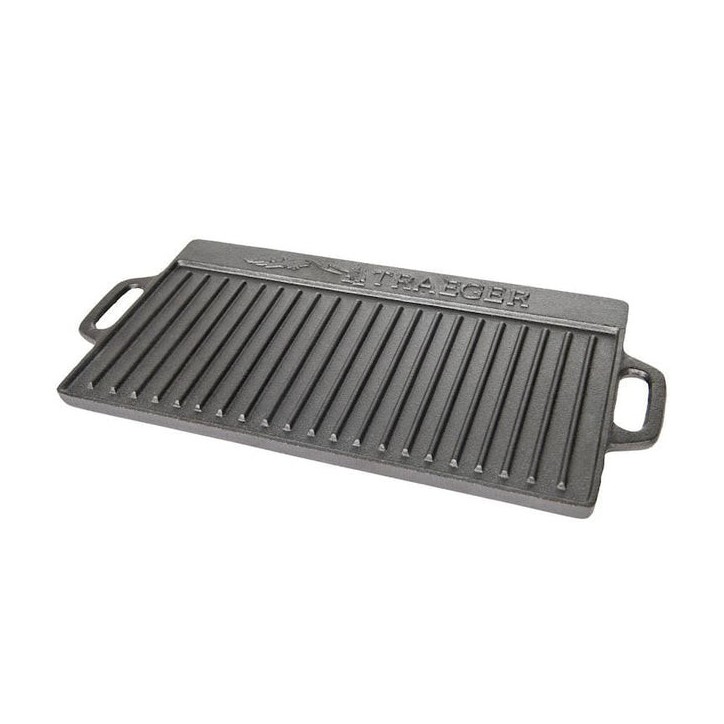 CAST IRON REVERSIBLE GRIDDLE TRAEGER CAST IRON REVERSIBLE GRIDDLE TRAEGER