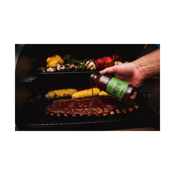 SAUCE BARBECUE SWEET&HEAT TRAEGER (SUCRÉE ET ÉPICÉE)