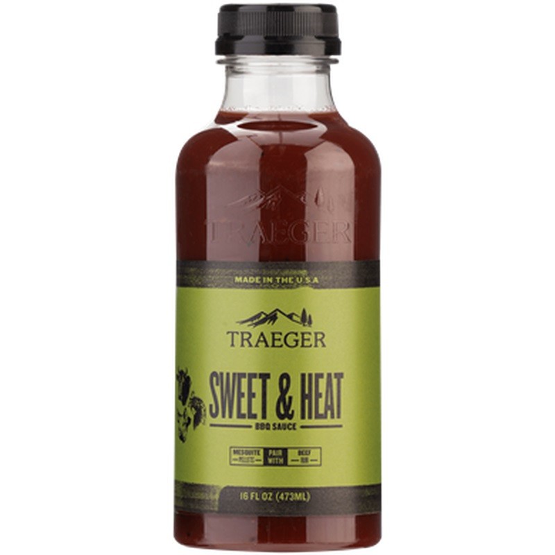 SALSA BARBACOA SWEET&HEAT TRAEGER (DULCE Y PICANTE)