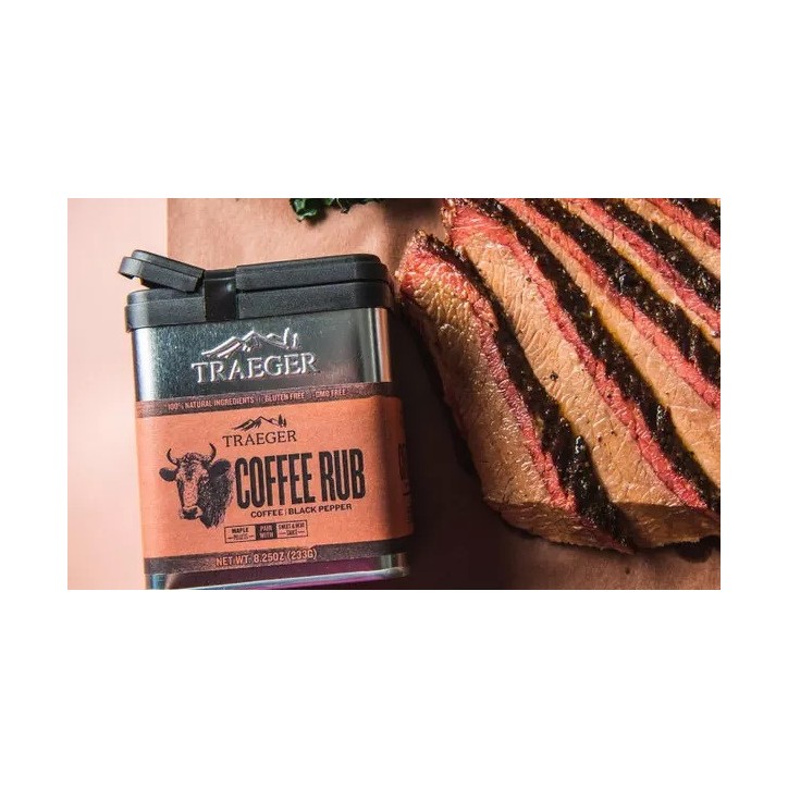 COFFEE RUB TRAEGER - ÉPICES AVEC UNE TOUCHE DE CAFÉ