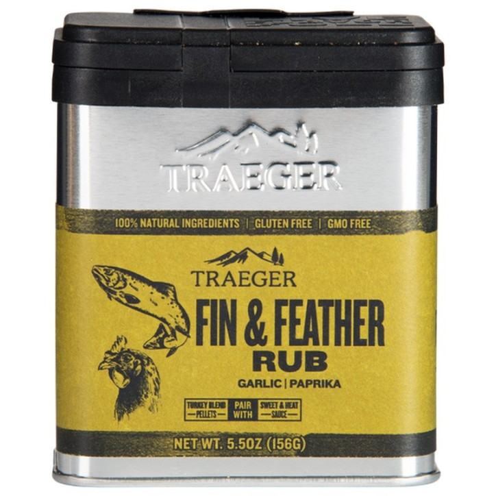 FIN & FEATHER RUB TRAEGER - ÉPICES POUR POISSON ET VOLAILLE