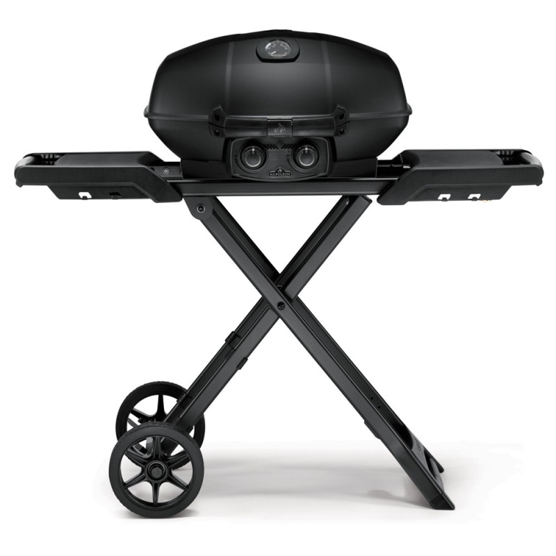 BARBACOA NAPOLEON PHANTOM TRAVELQ PRO285X NEGRO MATE DE GAS CON CARRO DE TIJERA PLEGABLE