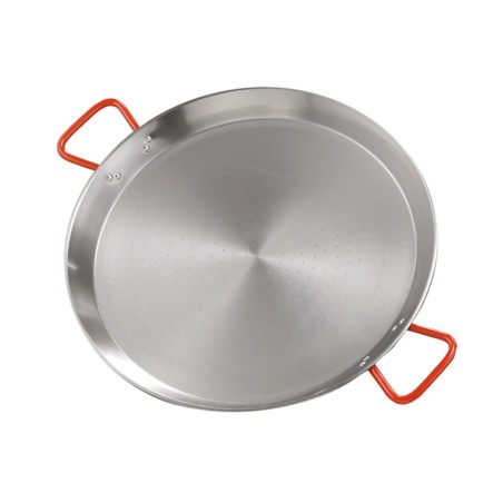 BASTARD PAELLA PAN IN POLISHED STEEL 46 CM LARGE