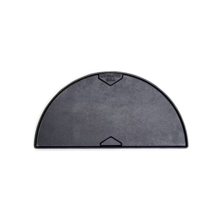 BASTARD CAST IRON HALF MOON GRIDDLE LARGE BASTARD CAST IRON HALF MOON GRIDDLE LARGE