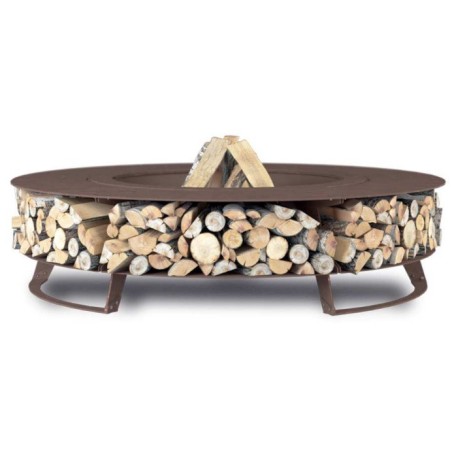 CHIMENEA DE JARDÍN HETTA WOOD 150 CORTEN