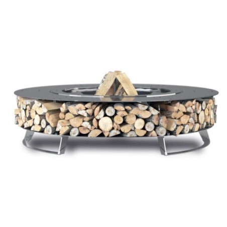 CHIMENEA DE JARDÍN HETTA WOOD 150 INOX