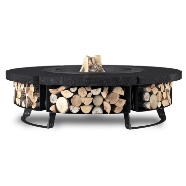 OUTDOOR FIRE PIT HETTA ROUND 155 MONUMENTAL / BLACK INOX OUTDOOR FIRE PIT HETTA ROUND 155 MONUMENTAL / BLACK INOX