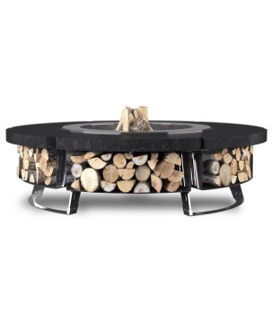 OUTDOOR FIRE PIT HETTA ROUND 155 MONUMENTAL / INOX
