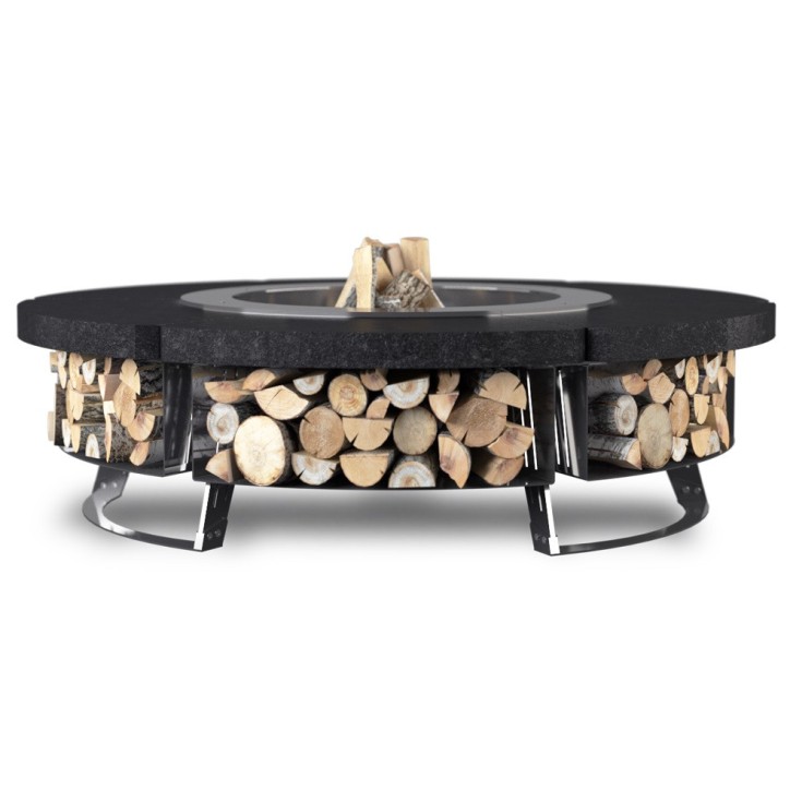 OUTDOOR FIRE PIT HETTA ROUND 155 MONUMENTAL / INOX OUTDOOR FIRE PIT HETTA ROUND 155 MONUMENTAL / INOX