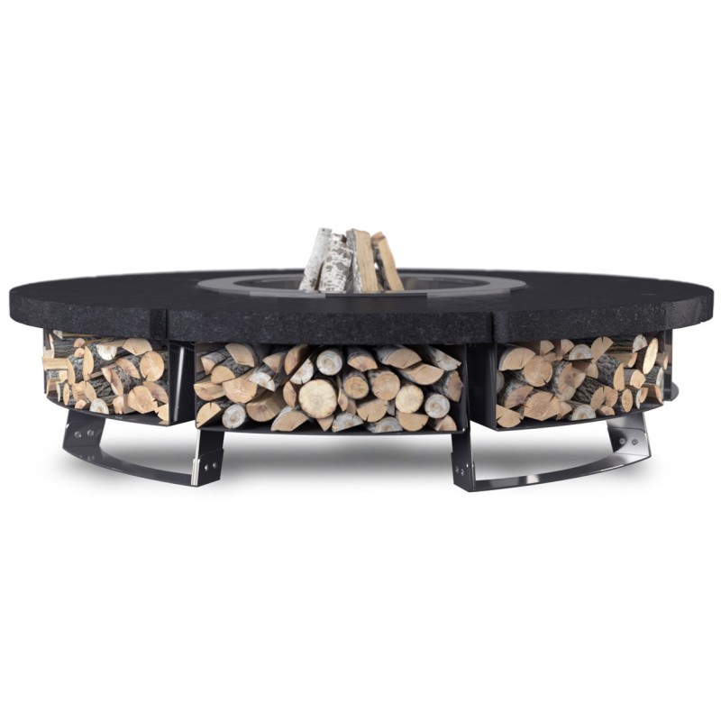 OUTDOOR FIRE PIT HETTA ROUND 230 MONUMENTAL / INOX
