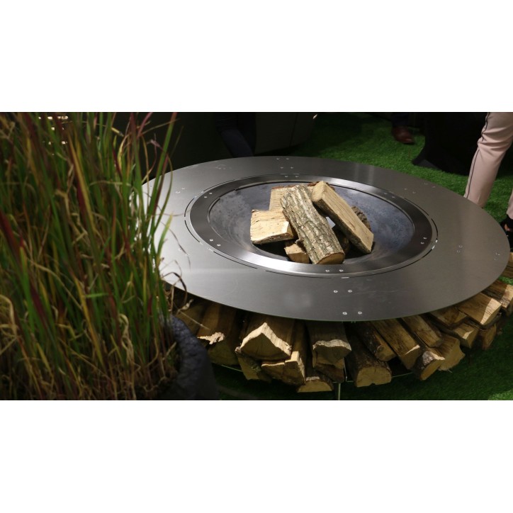 FOYER DE JARDIN HETTA WOOD 120 INOX