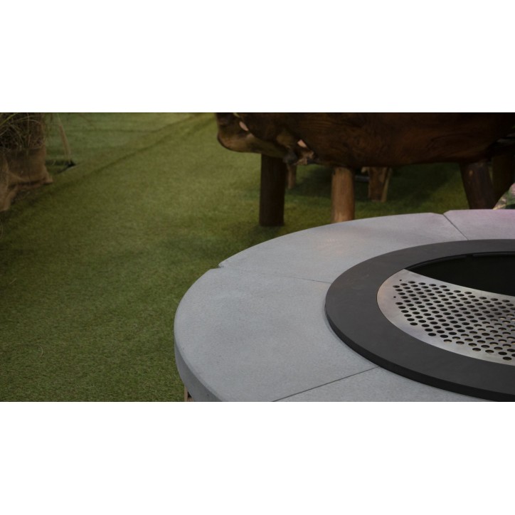 GRILLE INOX HETTA ROUND 155