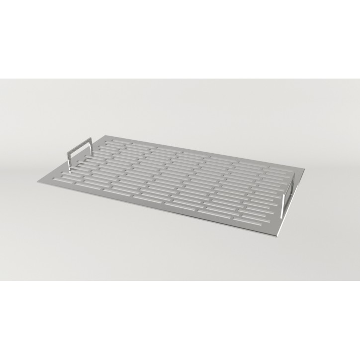 GRILLE INOX HETTA SQUARE 180