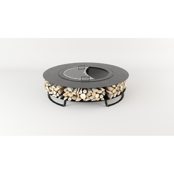 PARRILLA INOX HETTA WOOD 120