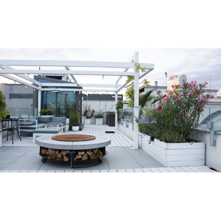 COUVERCLE CORTEN HETTA ROUND 120