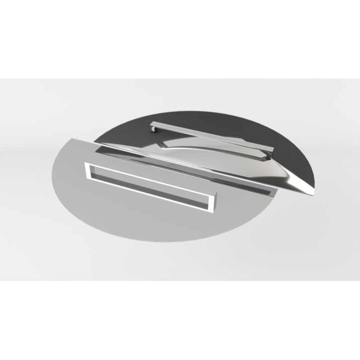 COUVERCLE INOX HETTA ROUND 155