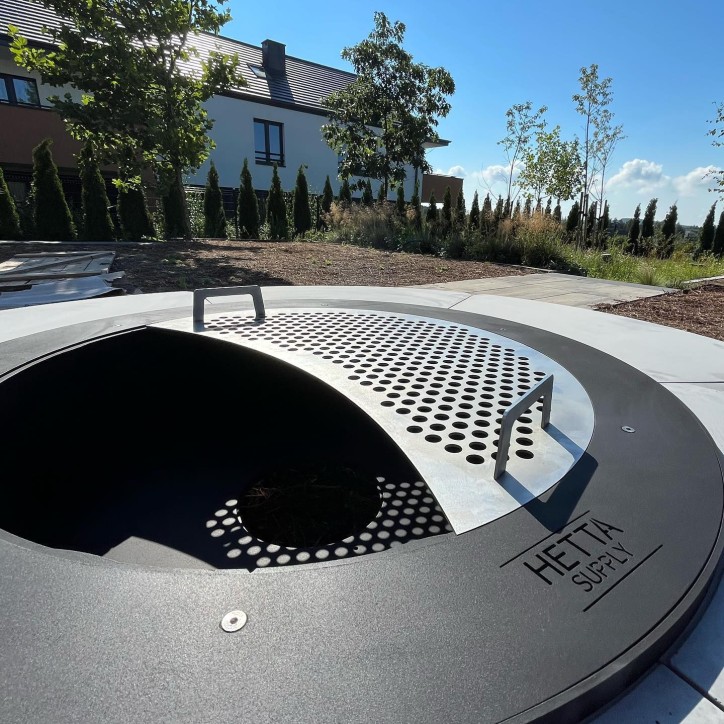 GRILLE INOX HETTA ROUND 120