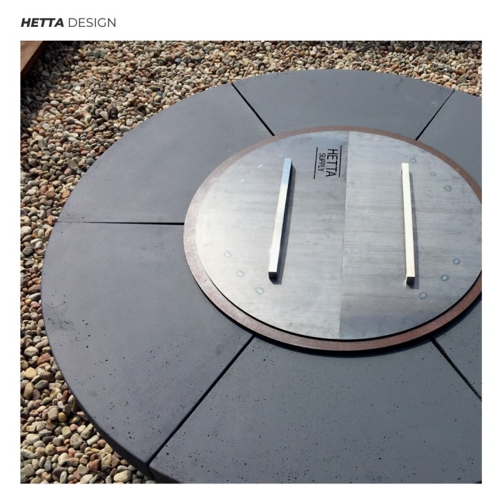 TAPA INOX HETTA ROUND 155