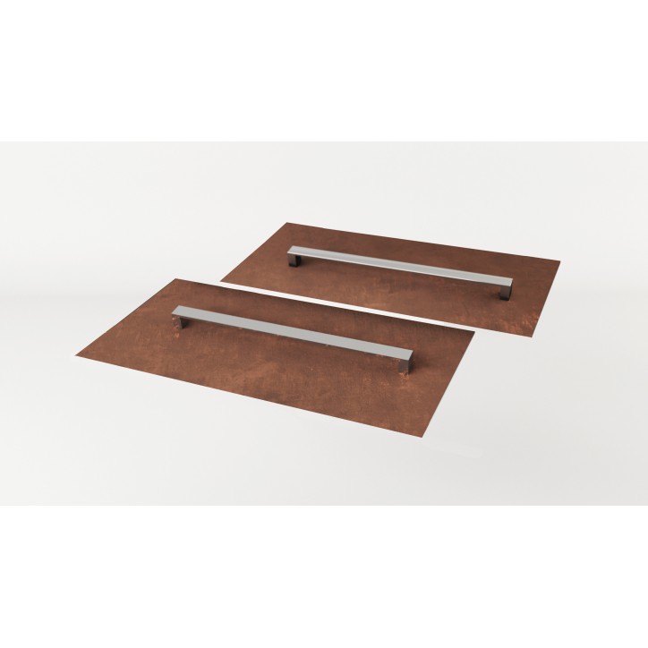 TAPA CORTEN HETTA SQUARE 120