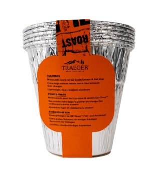 CUBO DE ALUMINIO PARA GRASA Y CENIZAS TRAEGER - 5 ud.