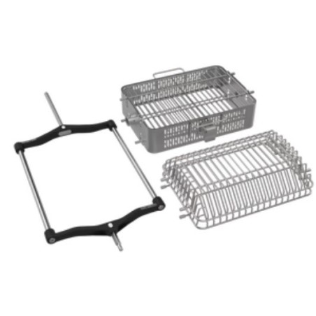 SET DE 2 CESTAS PARA ASADOR GIRATORIO JOETISSERIE KAMADO JOE