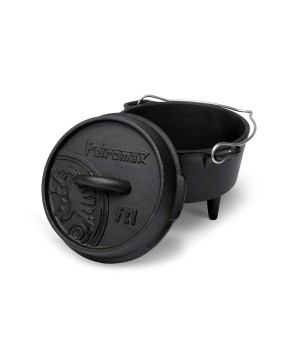 OLLA CON TAPA DE HIERRO FUNDIDO DUTCH OVEN PETROMAX ft1 (0,93 litros)