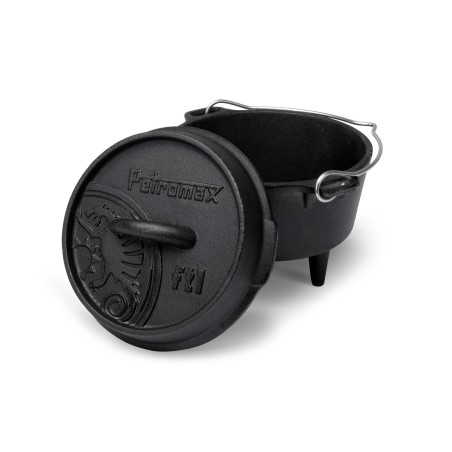 OLLA CON TAPA DE HIERRO FUNDIDO DUTCH OVEN PETROMAX ft1 (0,93 litros)