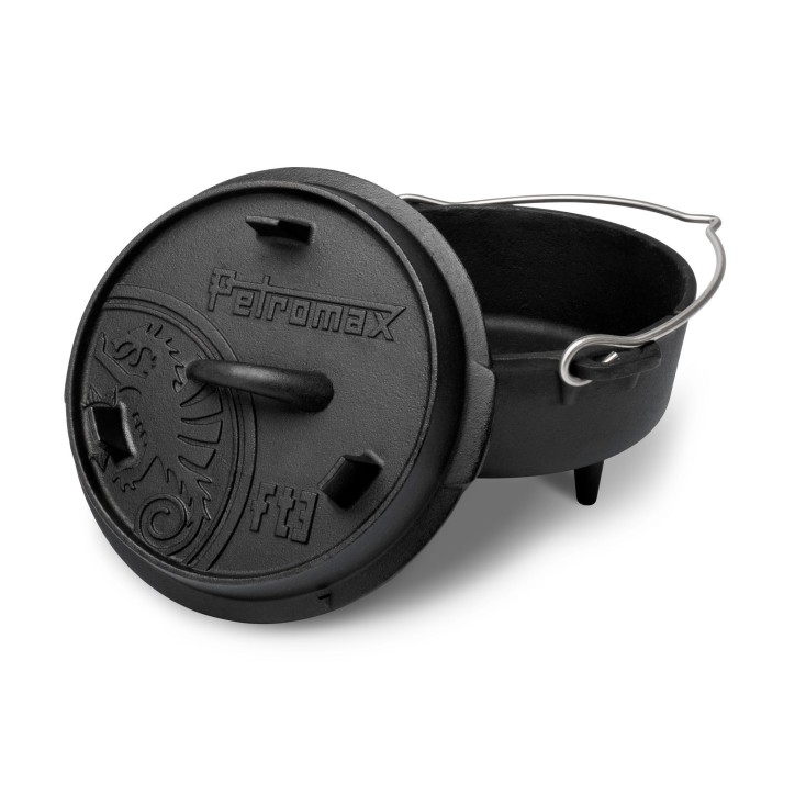CAST IRON DUTCH OVEN WITH LID PETROMAX ft3 (1,6 liters) CAST IRON DUTCH OVEN WITH LID PETROMAX ft3 (1,6 liters)
