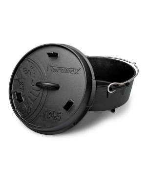 OLLA CON TAPA DE HIERRO FUNDIDO DUTCH OVEN PETROMAX ft4.5 (3,5 litros)