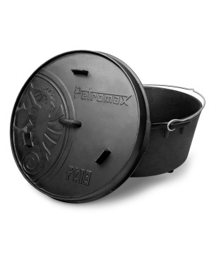 OLLA CON TAPA DE HIERRO FUNDIDO DUTCH OVEN PETROMAX ft18 (16,1 litros)