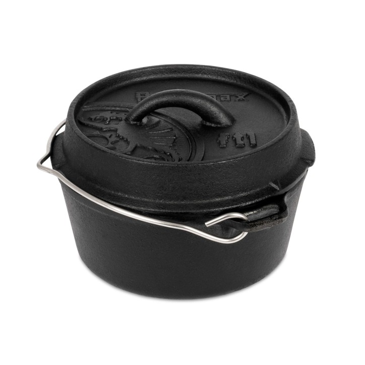 CAST IRON DUTCH OVEN WITH LID AND FLAT BASE PETROMAX ft0.5-t (0,56 liters) CAST IRON DUTCH OVEN WITH LID AND FLAT BASE PETROMAX ft0.5-t (0,56 liters)