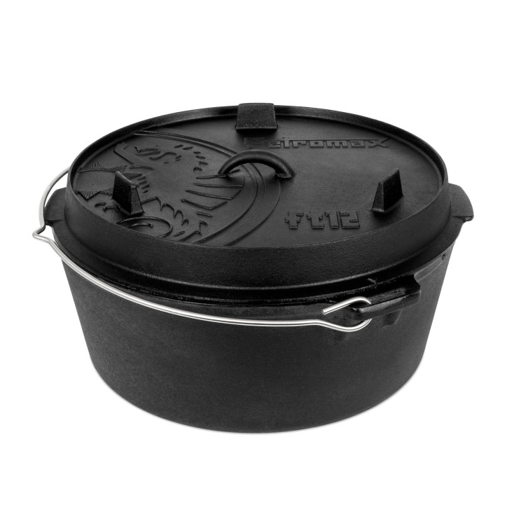 POT AVEC COUVERCLE EN FONTE AVEC BASE PLATE PETROMAX ft12-t (10,8 litres) POT AVEC COUVERCLE EN FONTE AVEC BASE PLATE PETROMAX ft12-t (10,8 litres)
