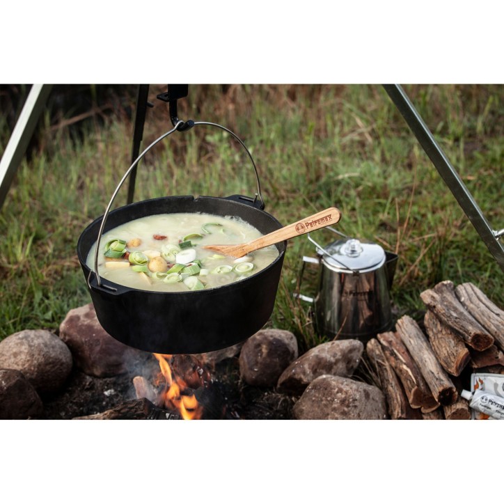 CAST IRON DUTCH OVEN WITH LID AND FLAT BASE PETROMAX ft12-T (10,8 liters) CAST IRON DUTCH OVEN WITH LID AND FLAT BASE PETROMAX ft12-T (10,8 liters)