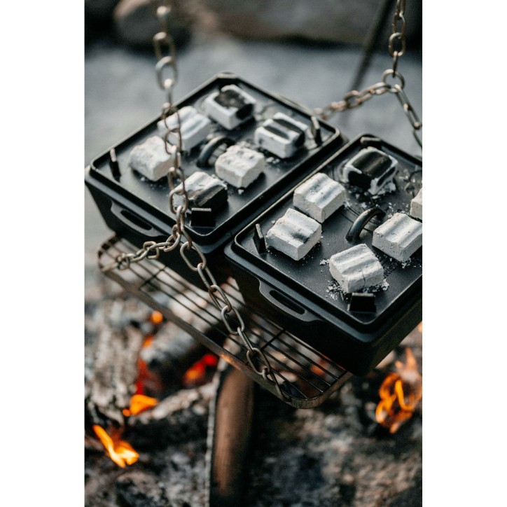 MOLDE CON TAPA DE HIERRO FUNDIDO PARA PAN PETROMAX k8 (5,5 litros)