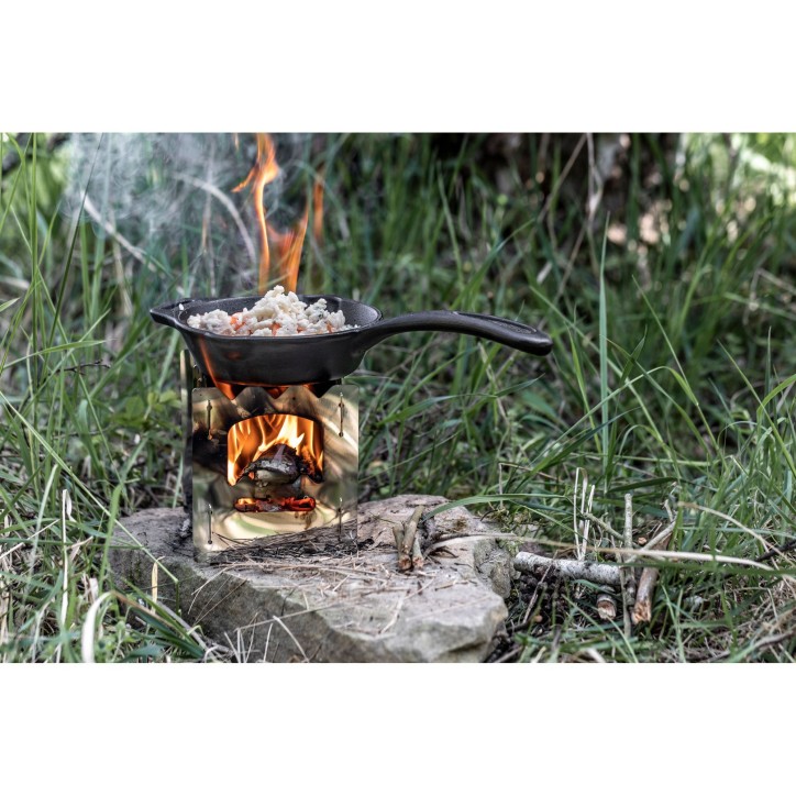 FIRE SKILLET WITH ONE PAN HANDLE PETROMAX fp15-t (ø15 cm/0,4 liters) FIRE SKILLET WITH ONE PAN HANDLE PETROMAX fp15-t (ø15 cm/0,4 liters)