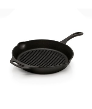 GRILL FIRE SKILLET WITH ONE PAN HANDLE PETROMAX gp30-t (ø30 cm/2,5 liters)