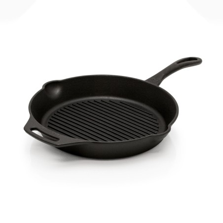 SARTÉN GRILL CON MANGO DE HIERRO FUNDIDO PETROMAX gp30-t (ø30 cm/2,5 litros)