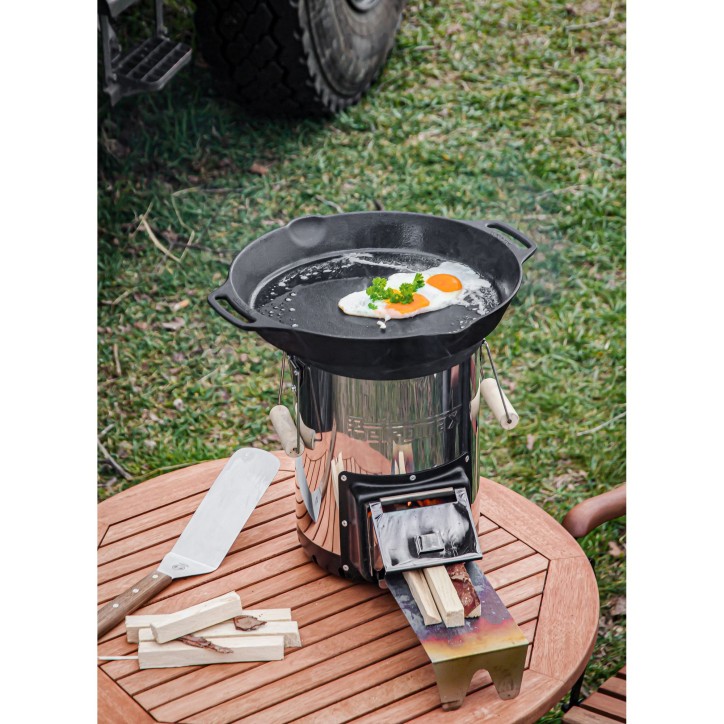 SARTÉN CON DOS ASAS DE HIERRO FUNDIDO PETROMAX fp35h-t (ø35 cm/3,5 litros) SARTÉN CON DOS ASAS DE HIERRO FUNDIDO PETROMAX fp35h-t (ø35 cm/3,5 litros)