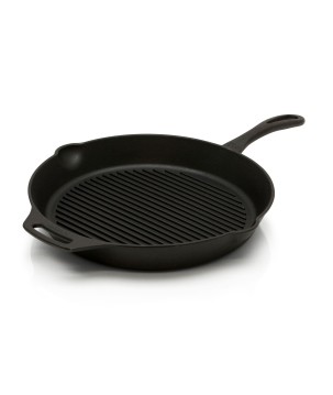 SARTÉN GRILL CON MANGO DE HIERRO FUNDIDO PETROMAX gp35-t (ø35 cm/3,5 litros)
