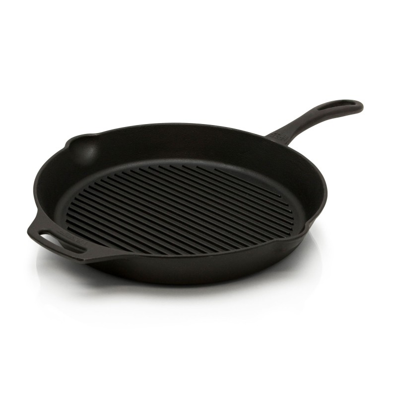 SARTÉN GRILL CON MANGO DE HIERRO FUNDIDO PETROMAX gp35-t (ø35 cm/3,5 litros)