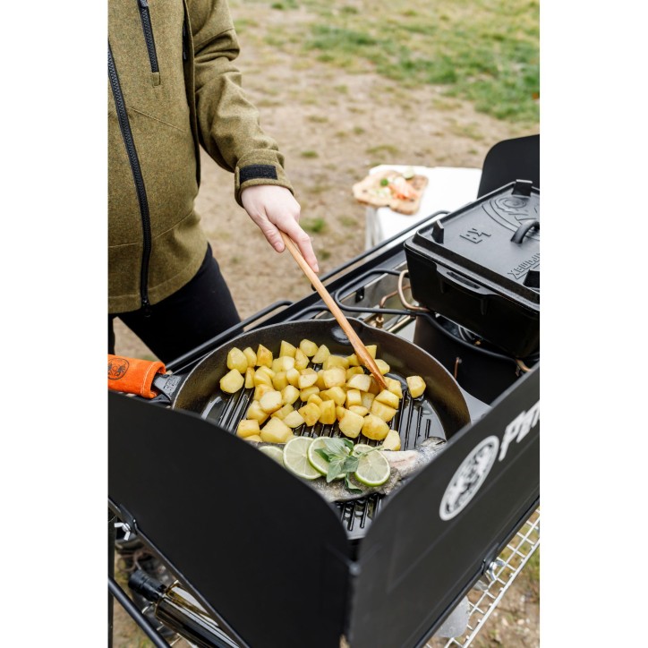 GRILL FIRE SKILLET WITH ONE PAN HANDLE PETROMAX gp35-t (ø35 cm/3,5 liters) GRILL FIRE SKILLET WITH ONE PAN HANDLE PETROMAX gp35-t (ø35 cm/3,5 liters)